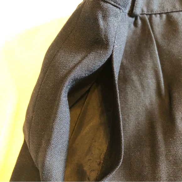 Vintage Ports international navy virgin wool high waisted pencil skirt - Picture 3 of 9